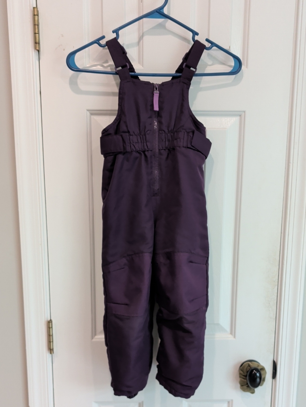 Cherokee Dark Purple Kids Snow Bib Overalls